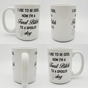 Funny Dog lovers Ceramic Coffee Mug "I Use To Be Cool..." Funny Dog Tea Cup